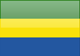 Country flag of Gabon Republic