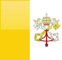 Country flag of Vatican City