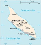 Country map of Aruba