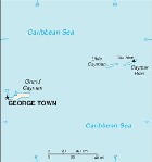 Country map of Cayman Islands