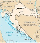 Country map of Croatia