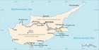 Country map of Cyprus