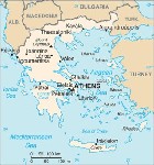 Country map of Greece
