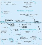 Country map of Kiribati