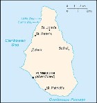 Country map of Montserrat