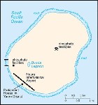 Country map of Nauru