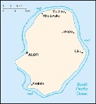 Country map of Niue