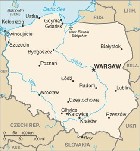 Country map of Poland