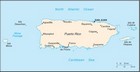 Country map of Puerto Rico
