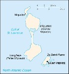 Country map of Miquelon