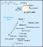 Country map of Grenadines