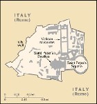 Country map of Vatican City