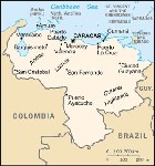 Country map of Venezuela