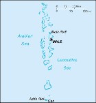 Country map of Maldives