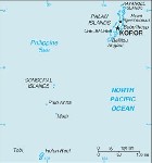 Country map of Palau